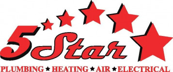 5 Star Plumbing, Heating & Air logo