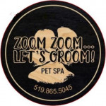 Zoom Zoom... Let's Groom! PET SPA logo