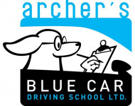 Archer's Blue Car logo