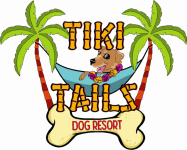 Tiki Tails Dog Resort logo