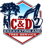 C & D Excavating and Tree Service logo
